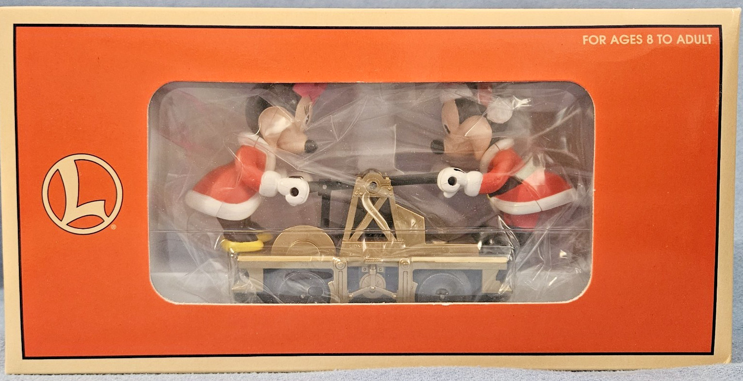 Lionel Mickey and Minnie Handcar O Gauge 6-18433 NIB
