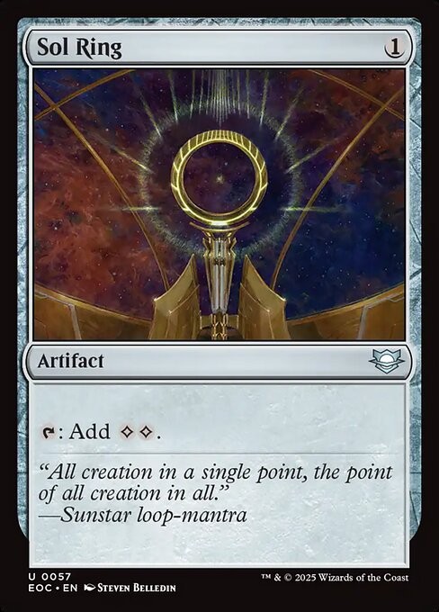 Sol Ring 57 U Normal EOC MTG NM