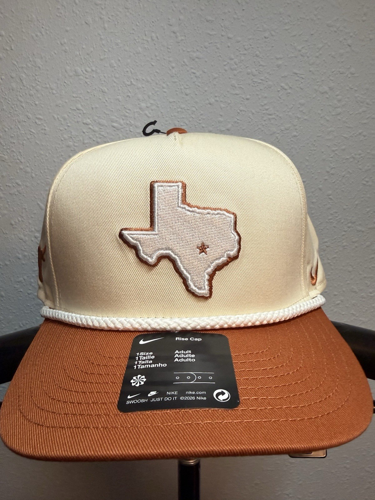 Nike Texas Longhorns Primetime Rise Rope Hat Adjustable Cap