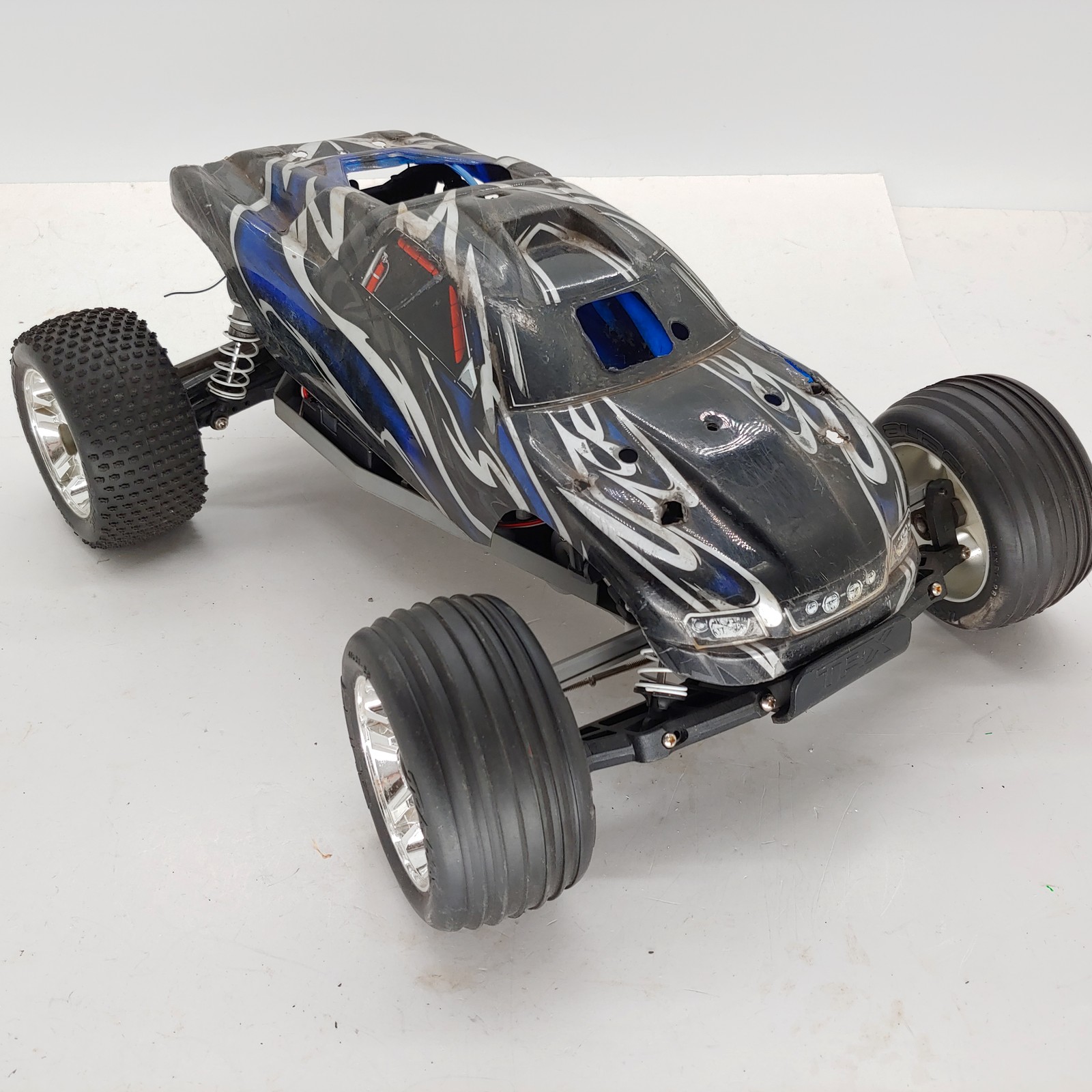 Vintage Traxxas Rustler 1/10 2wd Stadium Truck Brushed ARTR w/ RARE YELLOW ESC
