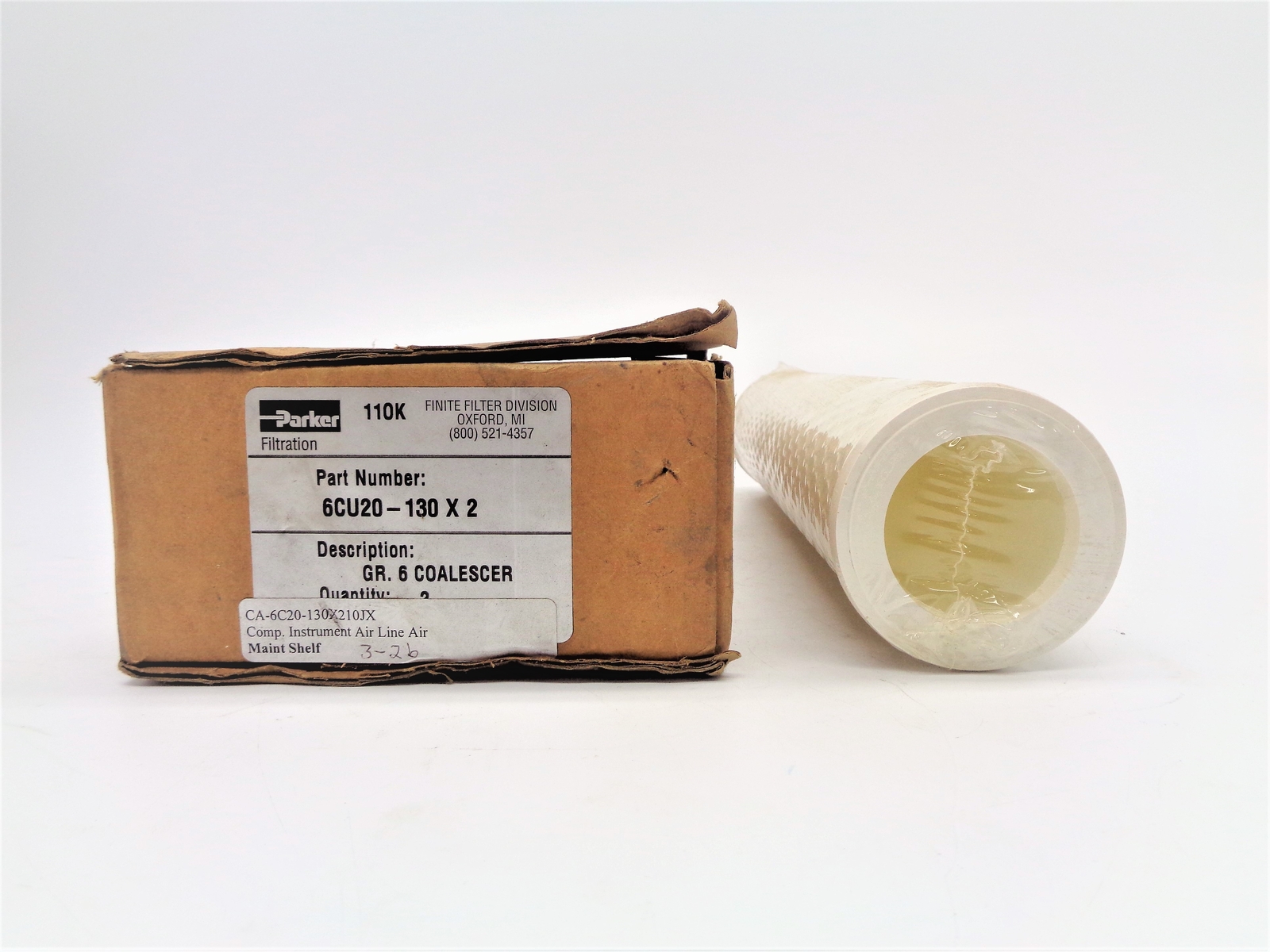 PARKER 6CU20-130 (PKG OF 2) NSMP