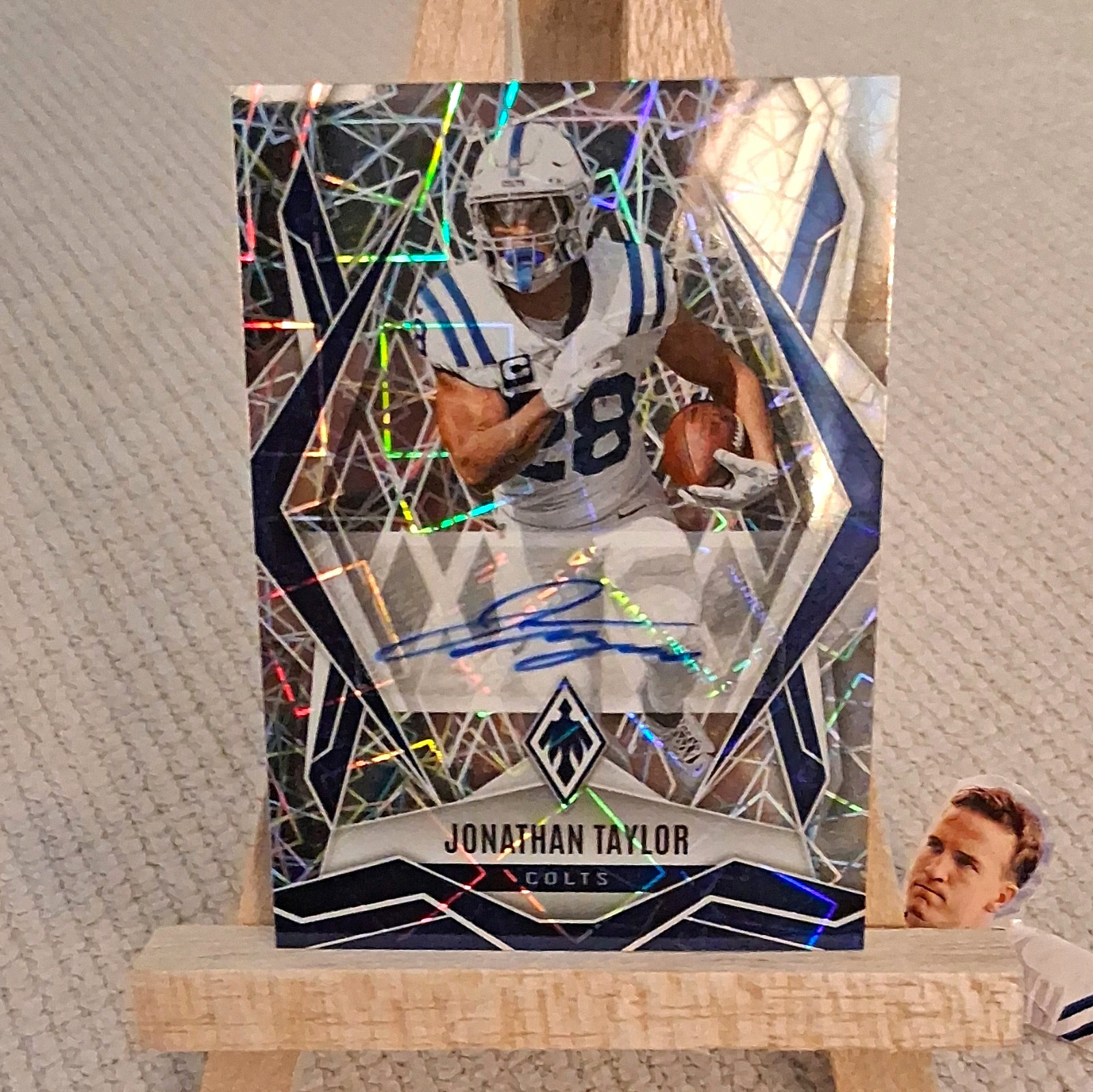 Panini 2025 Phoenix Jonathan Taylor Lazer Auto /25 COLOR MATCH 💙🦾 Colts OPOTY?