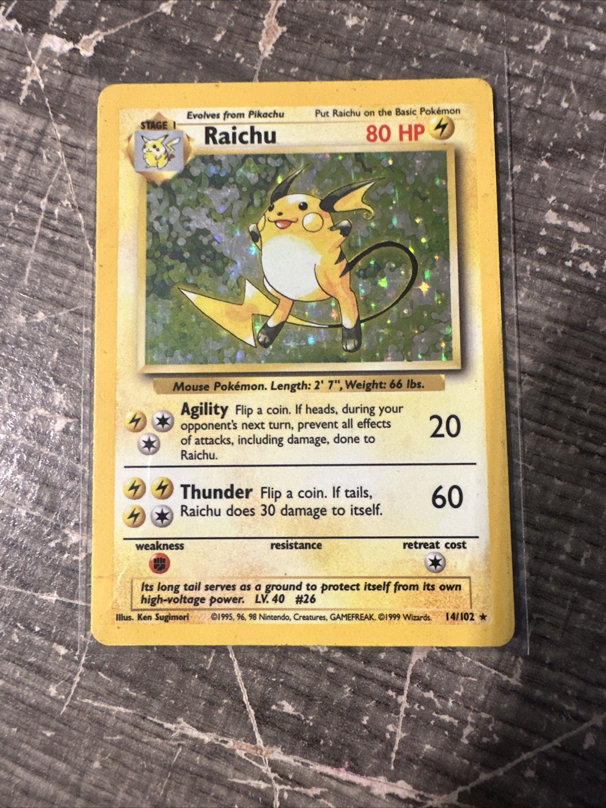 Raichu #14 NM