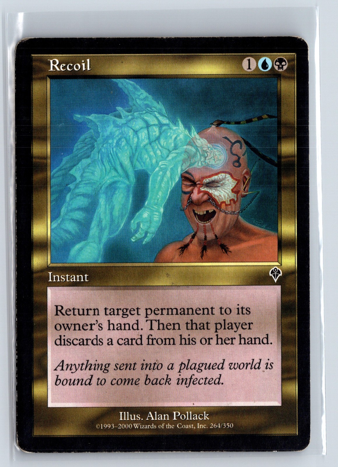 (4x) RECOIL - Invasion – MTG Magic the Gathering Card - Common