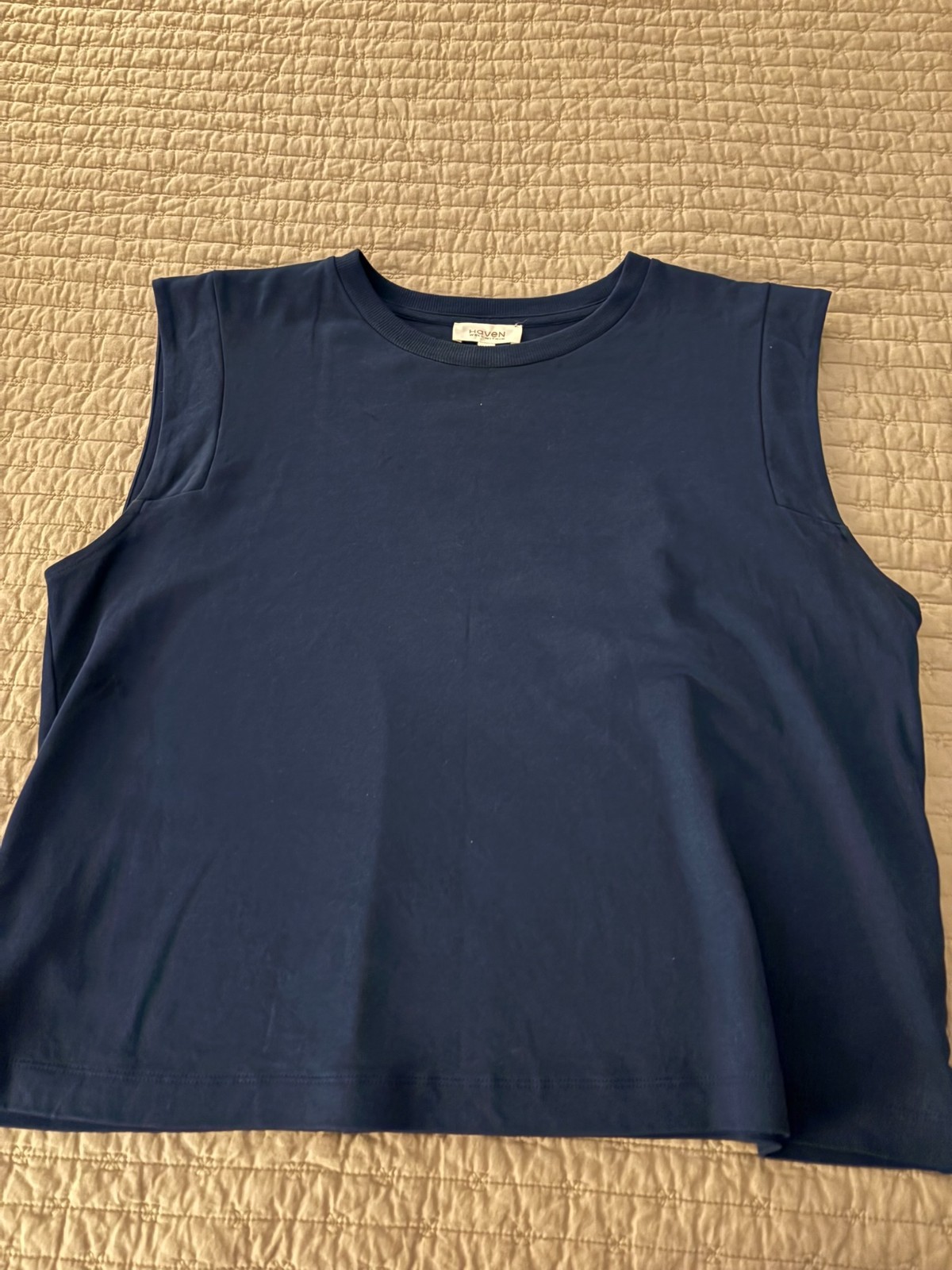 Haven Well Within Navy Blue Tank, Size L, Excellent condition