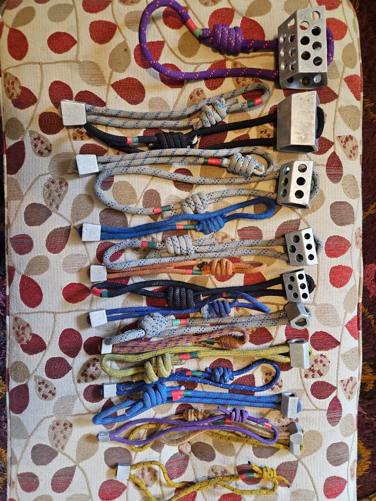 Vintage Climbing Trad Gear Hexes and Nuts - 19 Pieces Chouinard