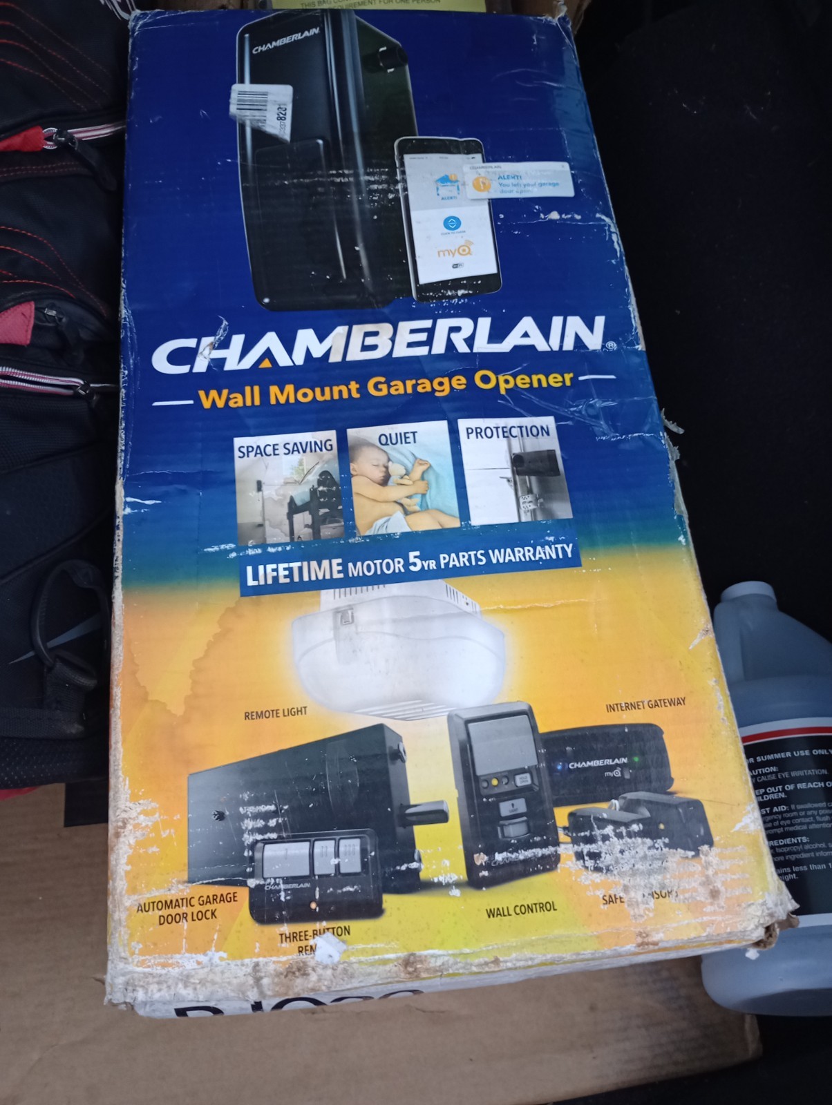 One Chamberlain Wall Mount Garage Door Opener RJ020 One Chamberlain Wall Mount Garage Door Opener RJ020