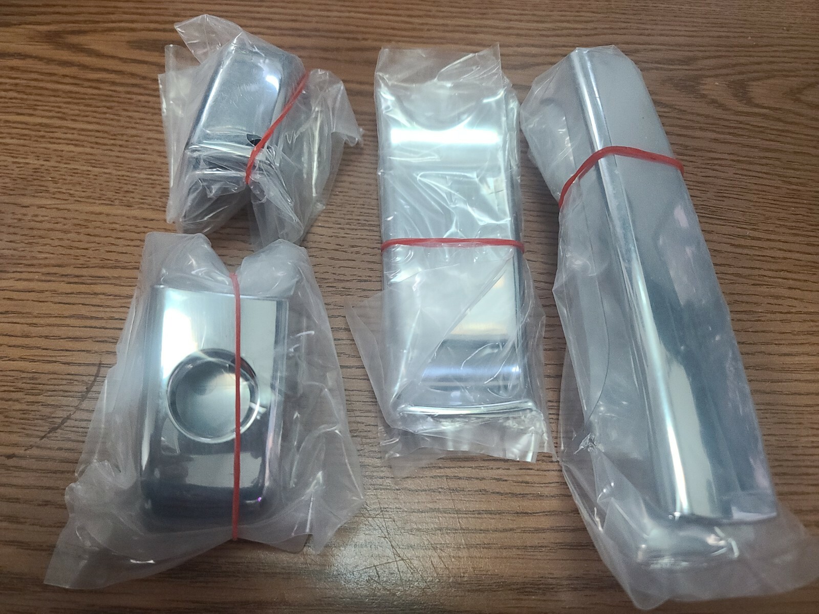 CCI Exterior Door Handle Cover Chrome ABS Levers Only 2 Dr CCIDH68135B2
