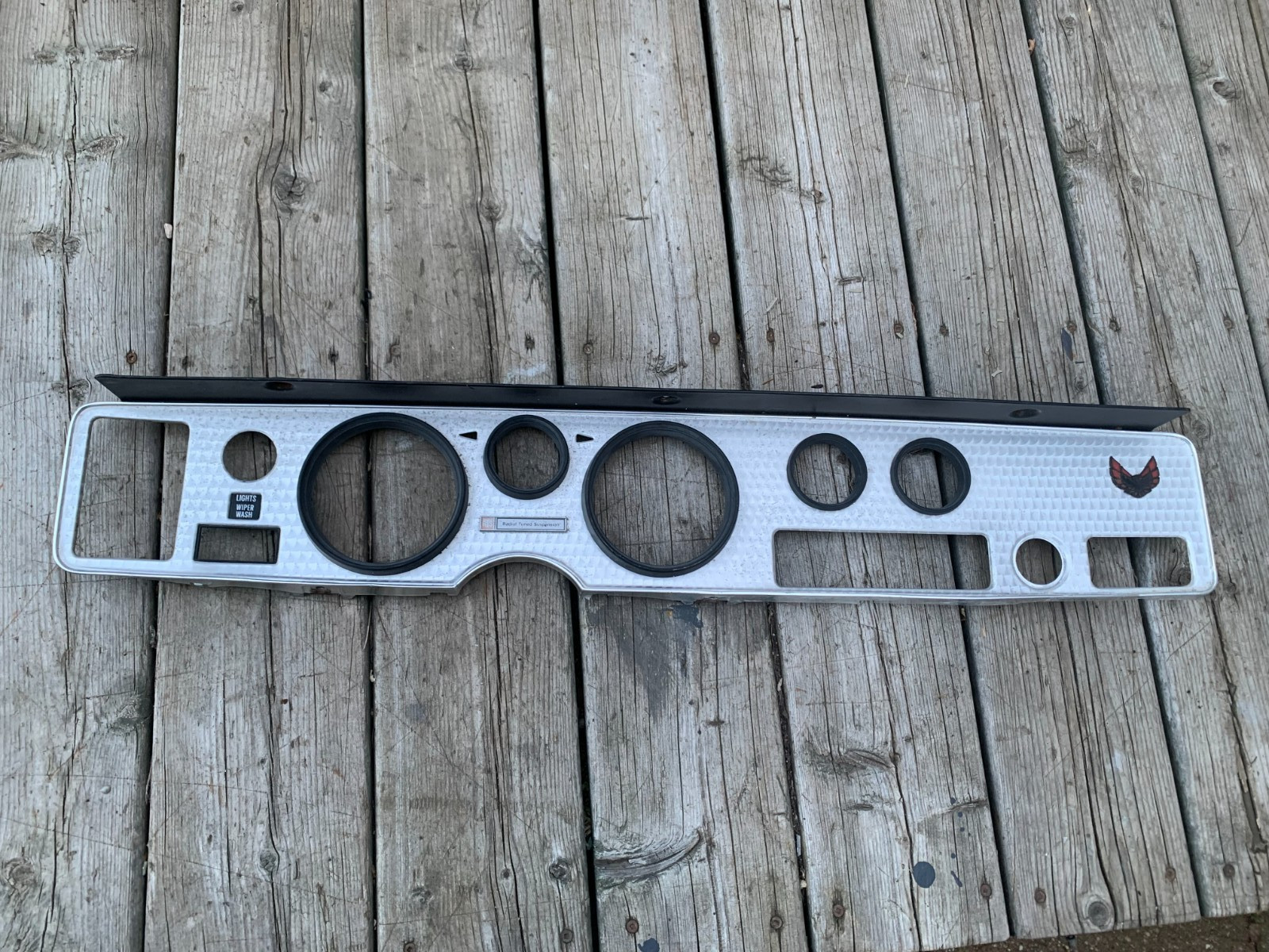 70-81 FIREBIRD TRANS AM GAUGE DASH BEZEL  NON  A/C NICE OEM ORIGINAL