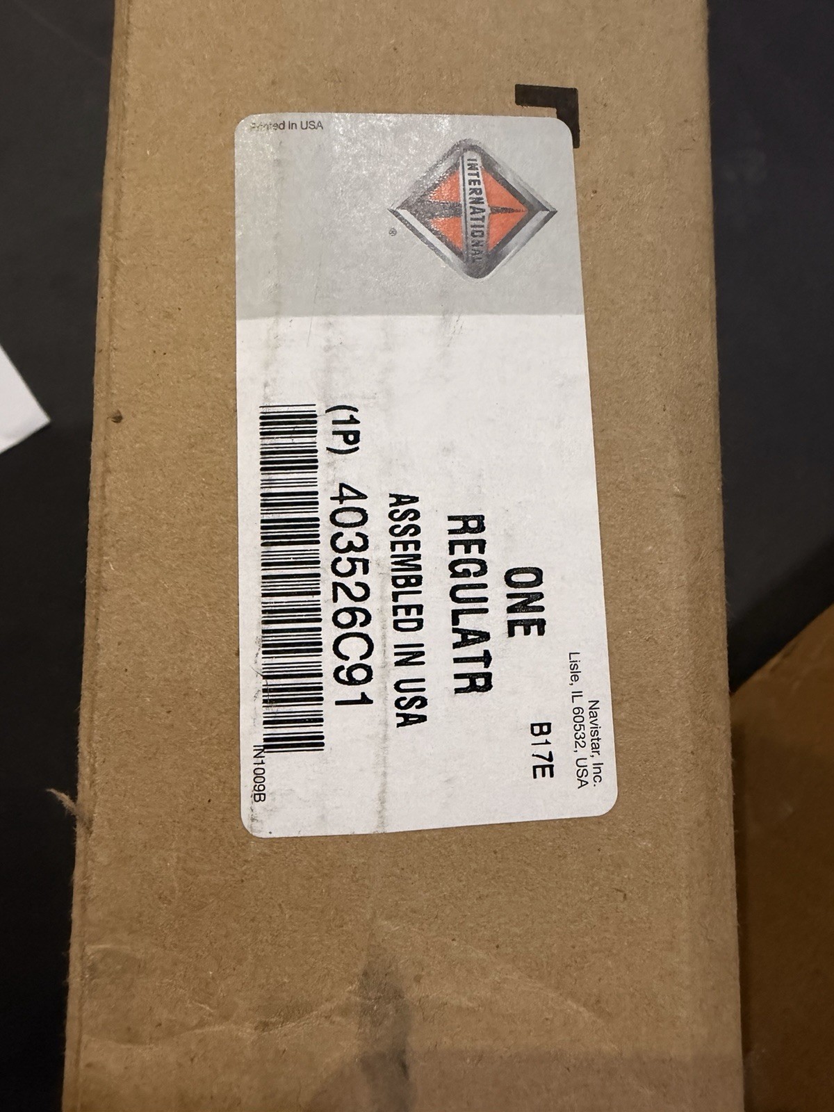 Genuine Navistar International Left Hand Manual Window Regulator 403526C91 NEW