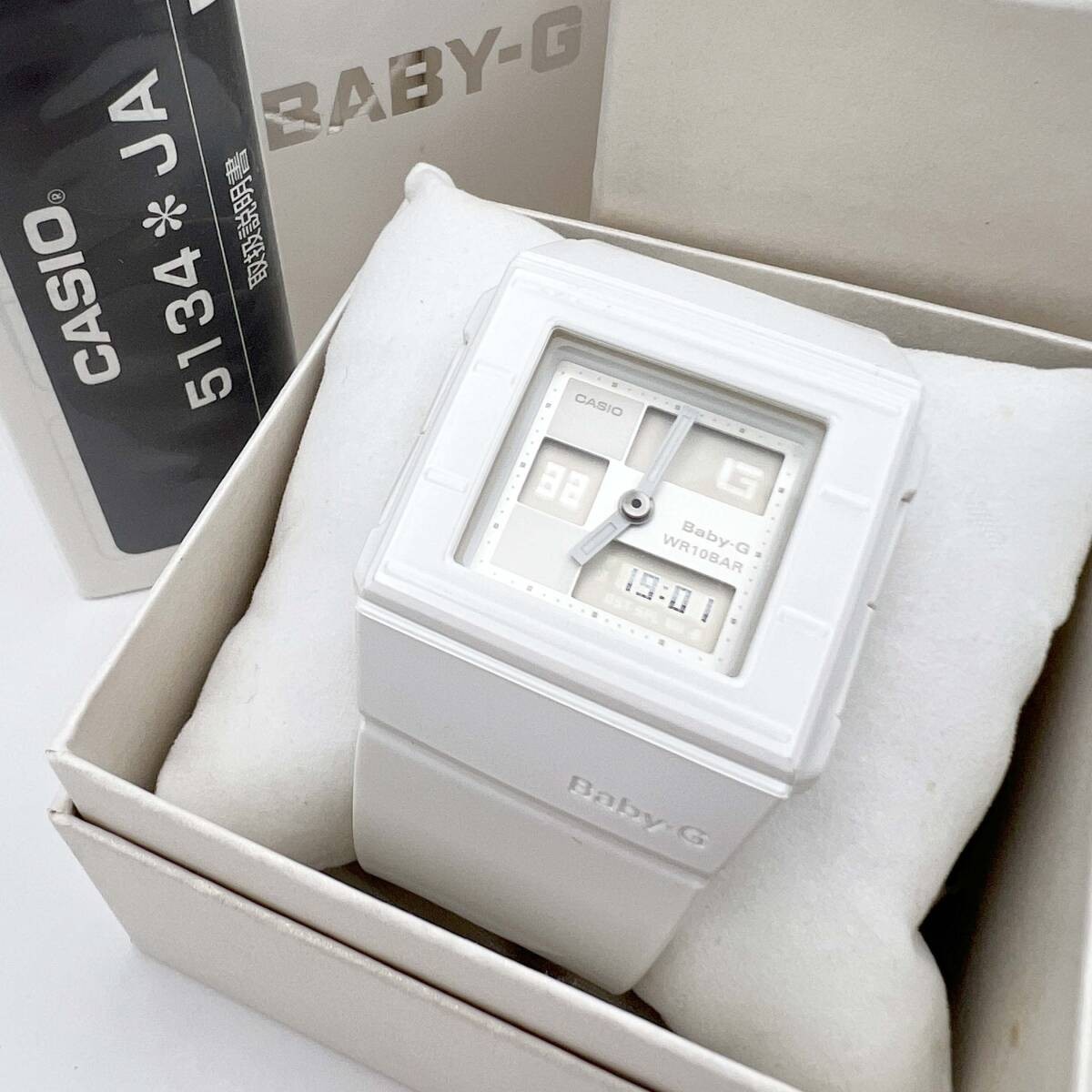 [BattReplaced, Operation Confirmed] CASIO Baby-G BGA-200 White Square