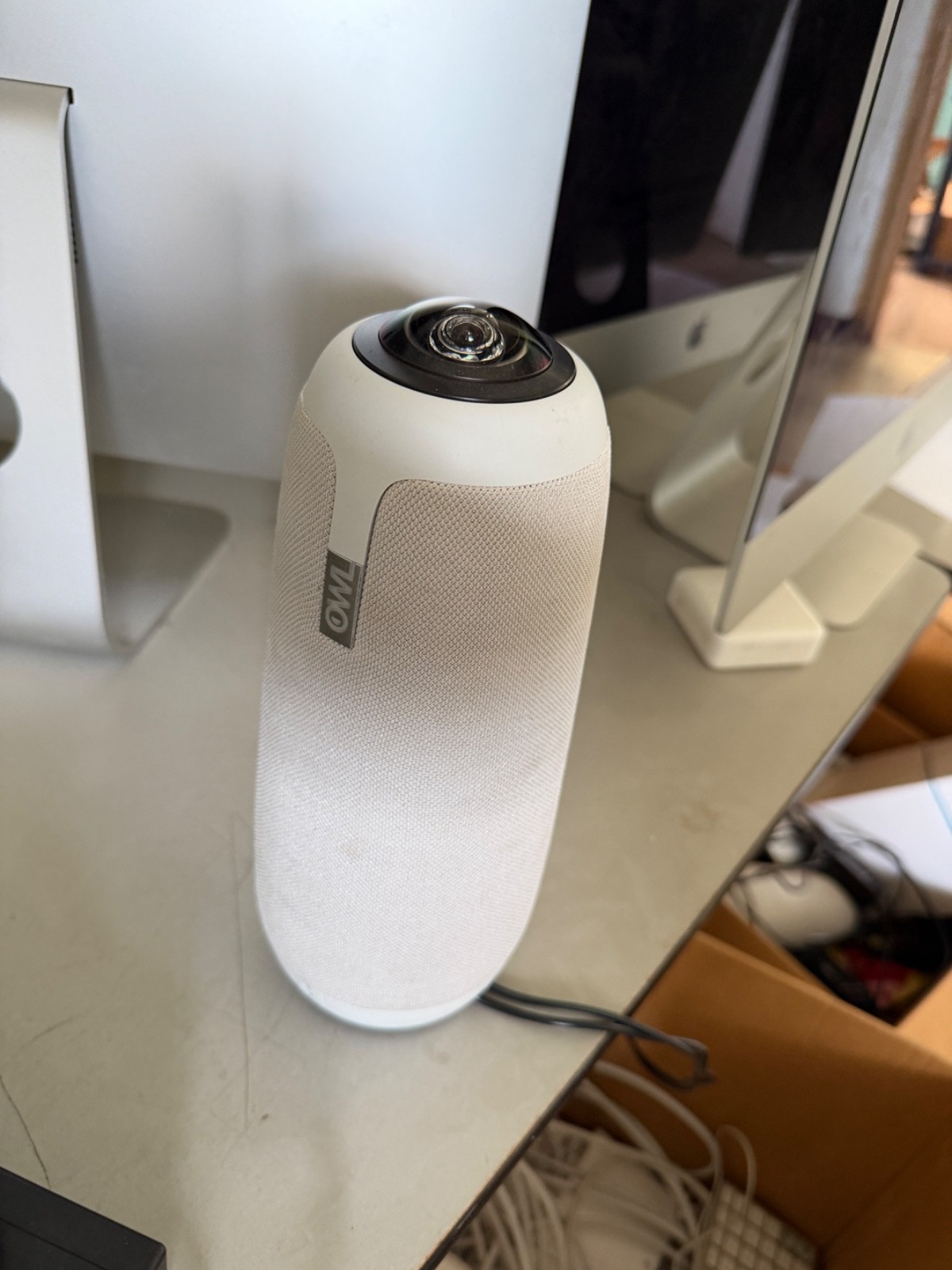 Owl Labs Meeting Owl Pro 1080p Smart Conferencing Camera - White Owl Labs Meeting Owl Pro 1080p Smart Conferencing Camera - White