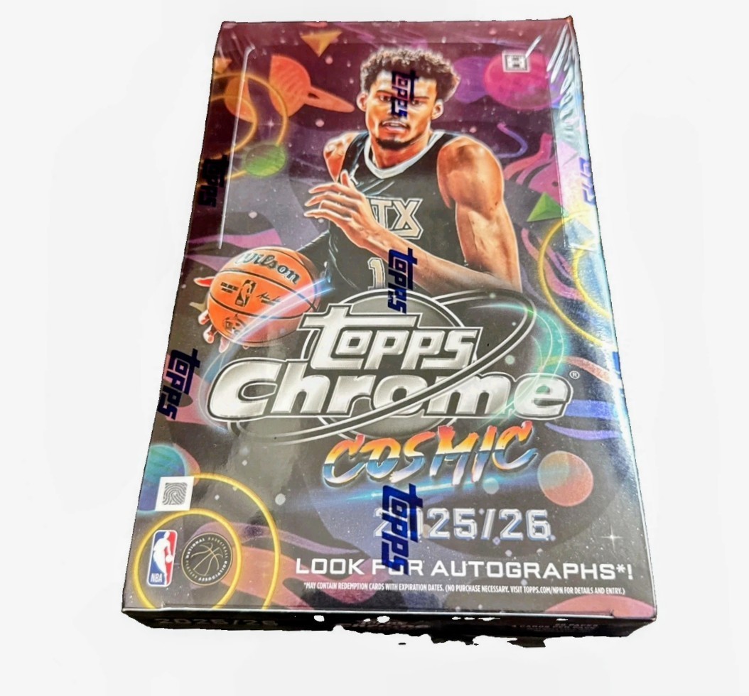 2025-26 Topps Chrome Cosmic Basketball Trading Cards Factory Sealed Hobby Box