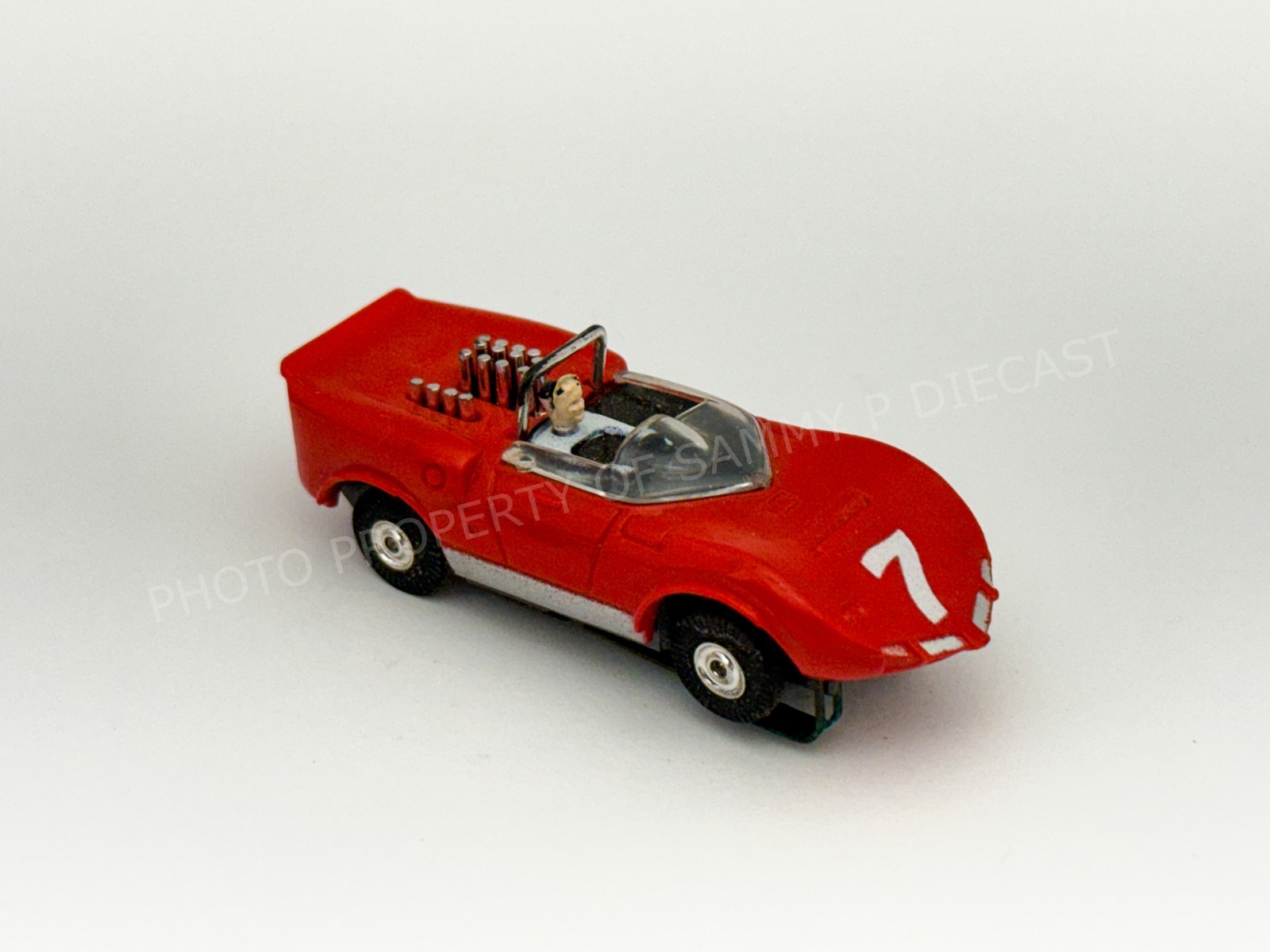 Aurora Thunderjet Tjet CHAPARRAL ROADSTER - Red HO Slot Car #1377