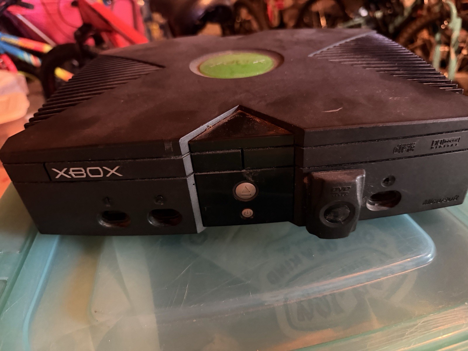 Original Microsoft Xbox Console 2001 Black Tested Working