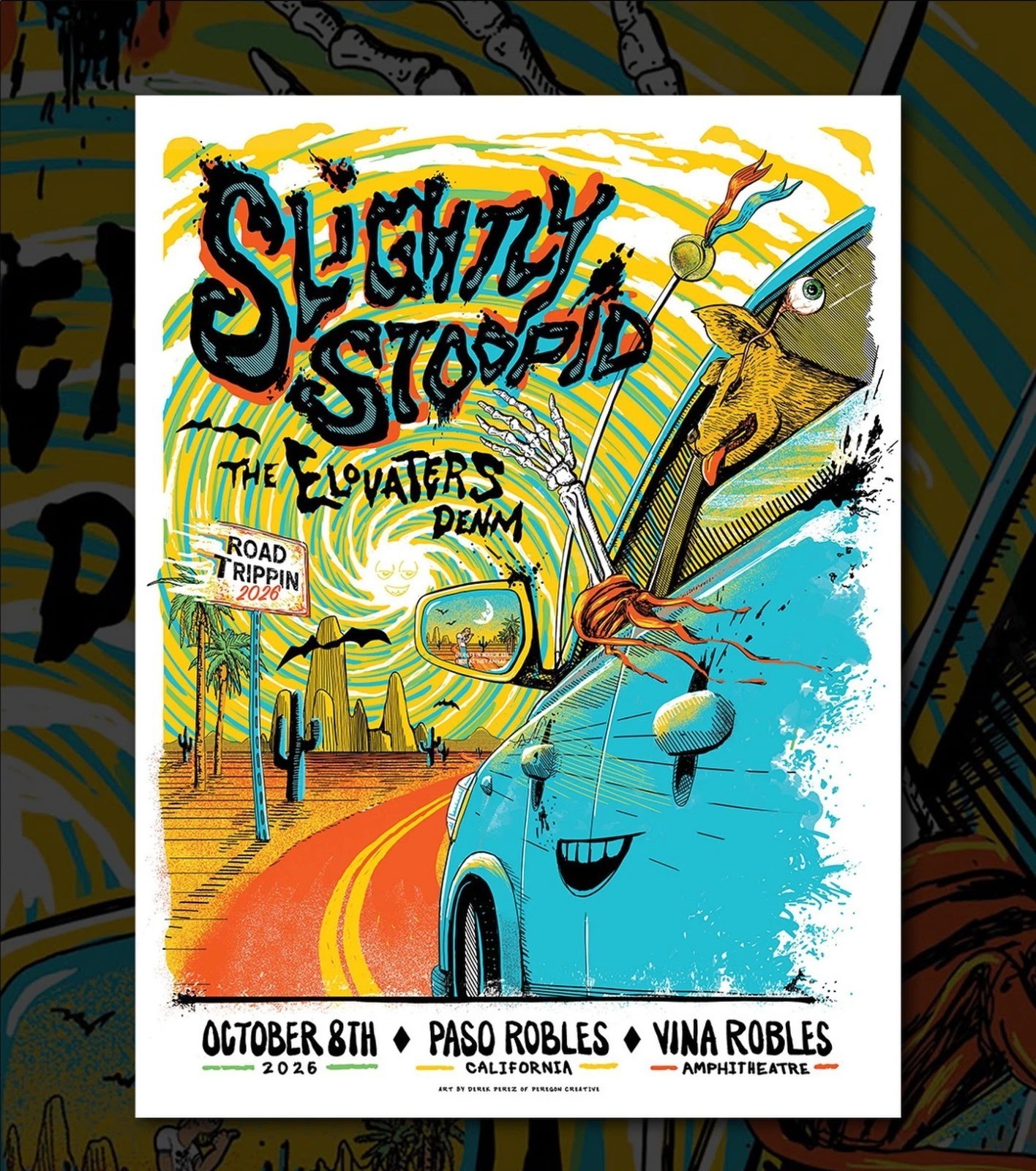 Slightly Stoopid Paso Robles CA At Vina Robles Amphitheatre Oct 8 2026 Poster