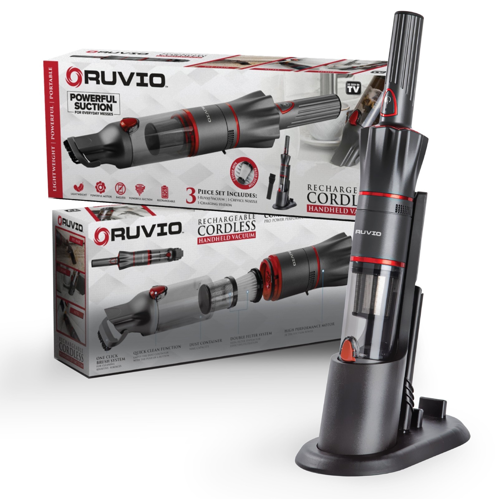 Ruvio Pro Cordless Handheld Vacuum 17\