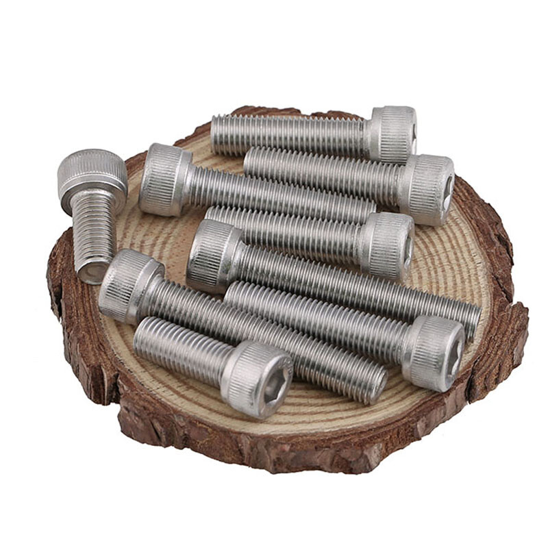 M6 M8 M10 Cap Head Fine Thread Screws Allen Hex Socket Bolts A2 Stainless Steel