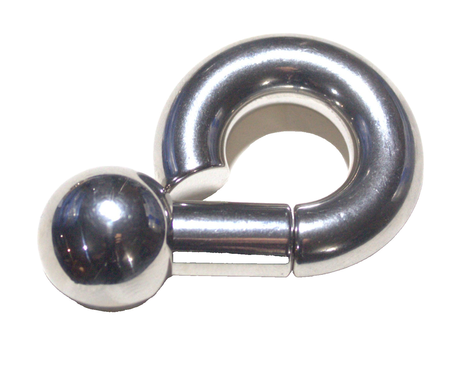 00g 5/8 Prince Albert Jewelry Mollusk Frenum Ear Weight Barbell 19mm Ball Sexy
