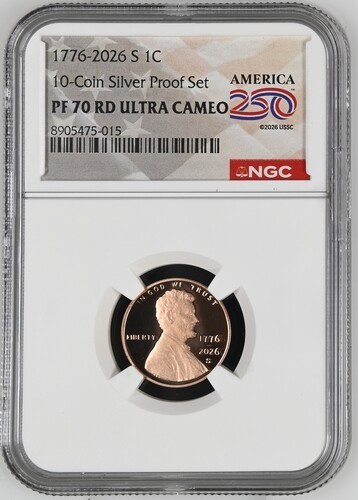 1776-2026 S Lincoln Cent 1C NGC PF 70 RD Ultra Cameo Penny 1776-2026 S Lincoln Cent 1C NGC PF 70 RD Ultra Cameo Penny