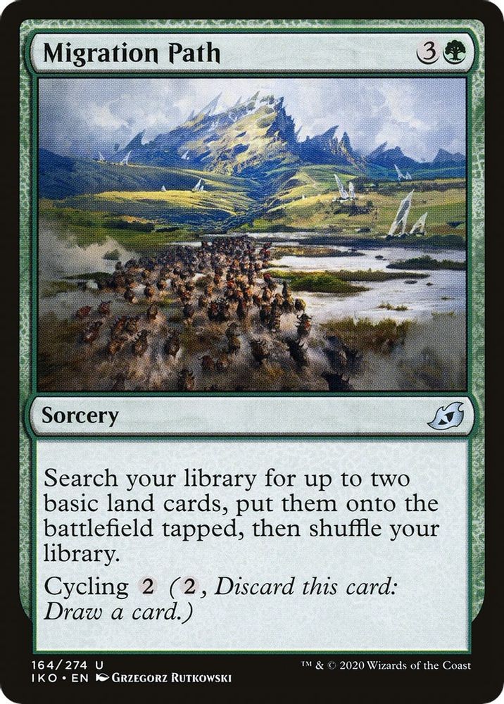 2020 Magic: The Gathering: IKO - Migration Path (#164, U, Near Mint) 2020 Magic: The Gathering: IKO - Migration Path (#164, U, Near Mint)