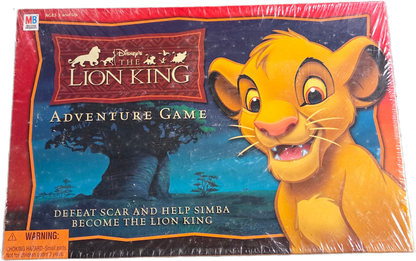 Disney The Lion King Adventure Board Game 2003 Milton Bradley Sealed New Vintage