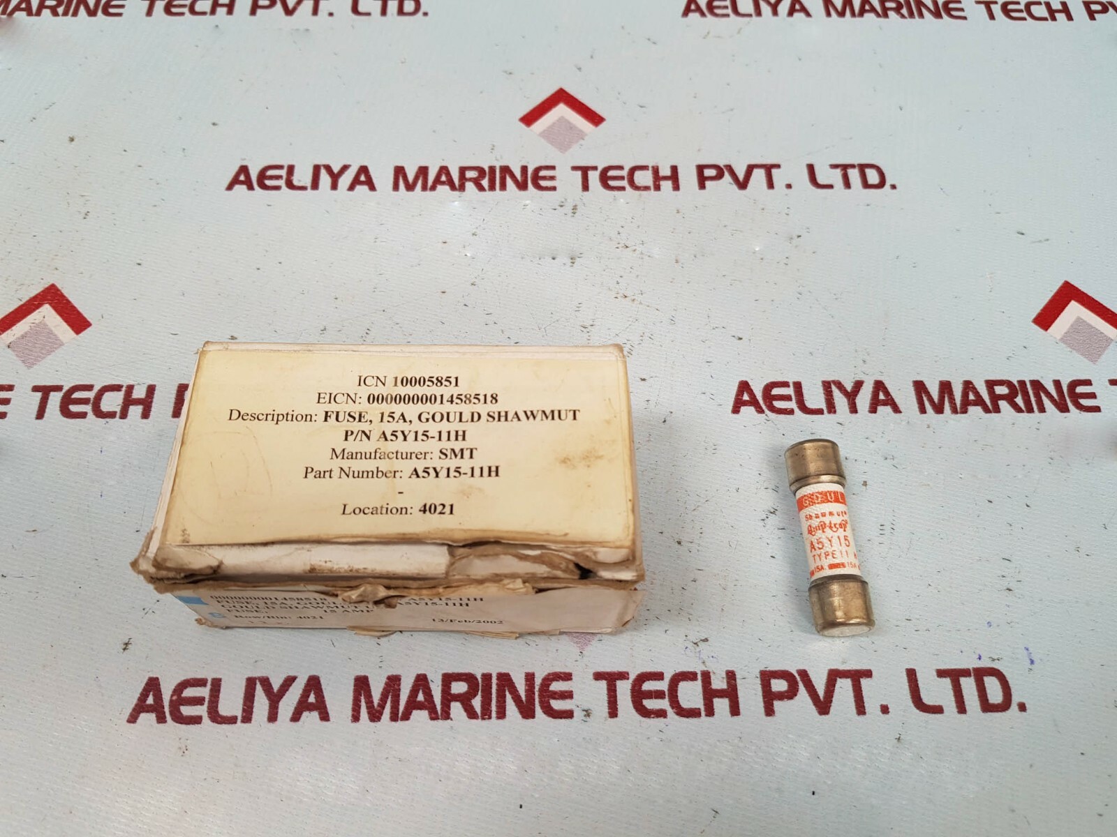 Lot Of 12X Gould Shawmut A5Y15-11H Fuse 15A