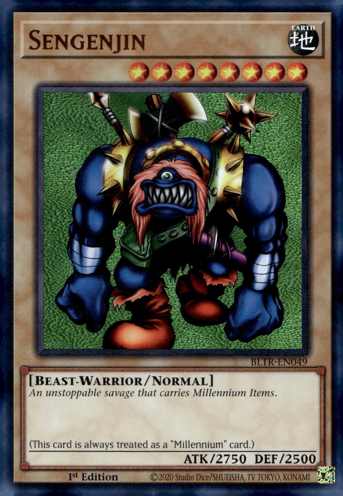 Yu-Gi-Oh Sengenjin 1st Edition BLTR-EN049 Ultra Rare LP x1
