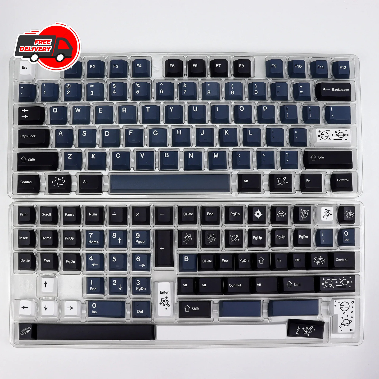 KBDiy GMK Galaxy Keycaps 140-Key PBT Cherry Profile Mechanical Keyboard Set KBDiy GMK Galaxy Keycaps 140-Key PBT Cherry Profile Mechanical Keyboard Set