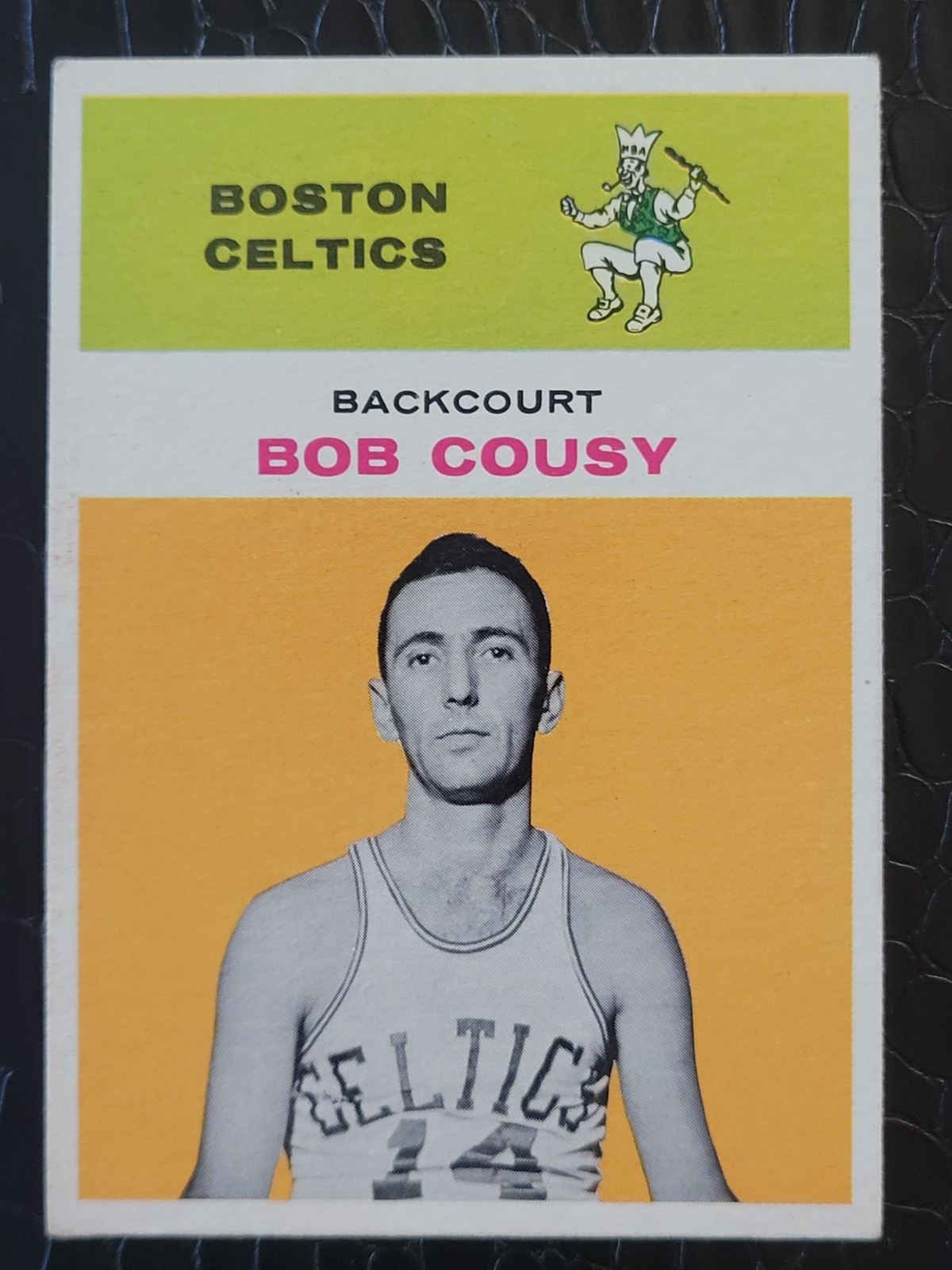 1961 Fleer Bob Cousy #10 EXMT Boston Celtics 