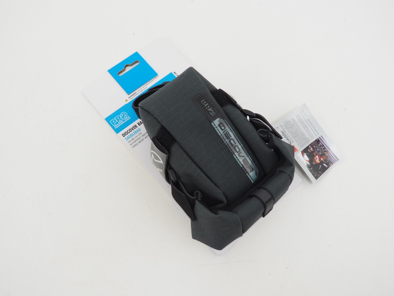 New Shimano PRO Discover Bag Saddle/Seat Bag 0.6 Liter Grey Waterproof New Shimano PRO Discover Bag Saddle/Seat Bag 0.6 Liter Grey Waterproof