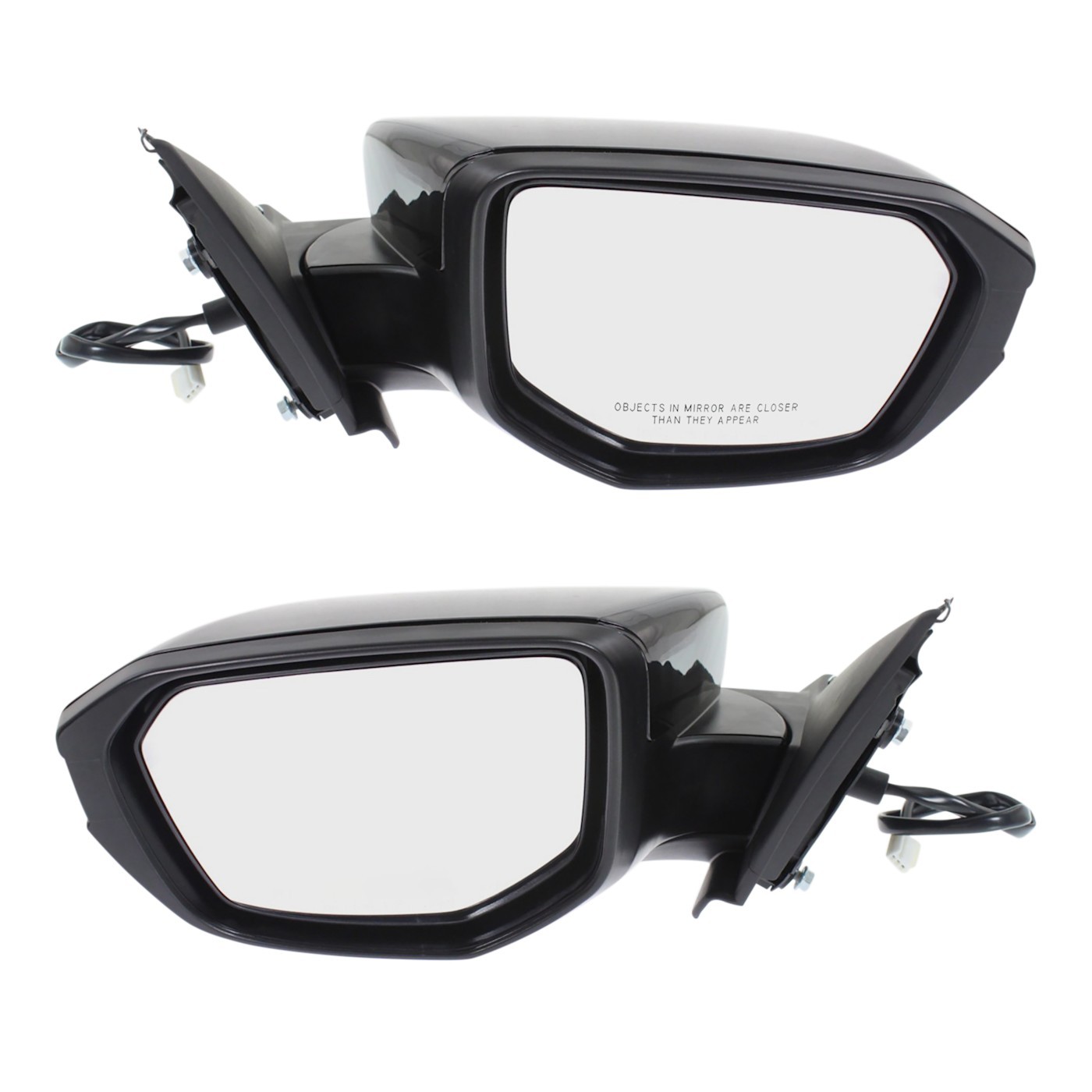 Set of 2 Mirrors  Driver & Passenger Side Coupe Sedan Left Right for Civic Pair