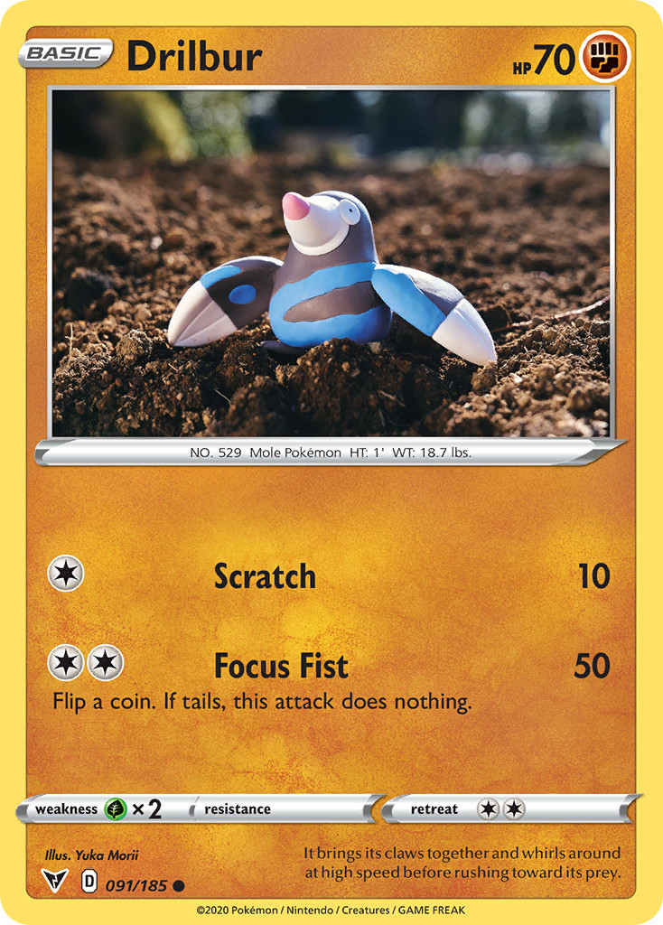 DRILBUR 091/185 NM POKEMON MORII C NH0016-70 DRILBUR 091/185 NM POKEMON MORII C NH0016-70