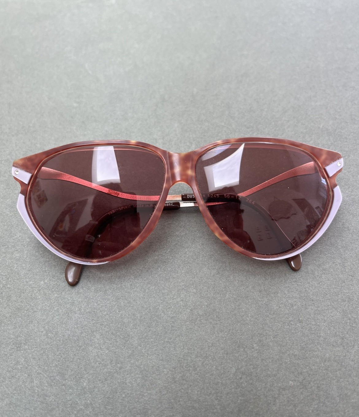Vintage Yabi Spirit Duschan 1245 Faux Pink Tortoise Sunglasses Vintage Yabi Spirit Duschan 1245 Faux Pink Tortoise Sunglasses