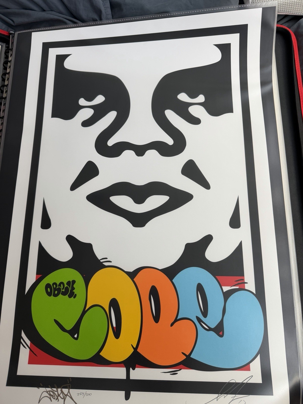 Shepard Fairey OBEY x Cope2 Take Over.  Print S&N Rare
