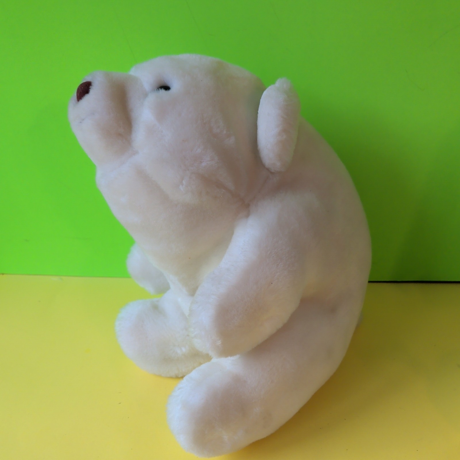 Vintage Gund Snuffles white bear plush stuffed animal 10\