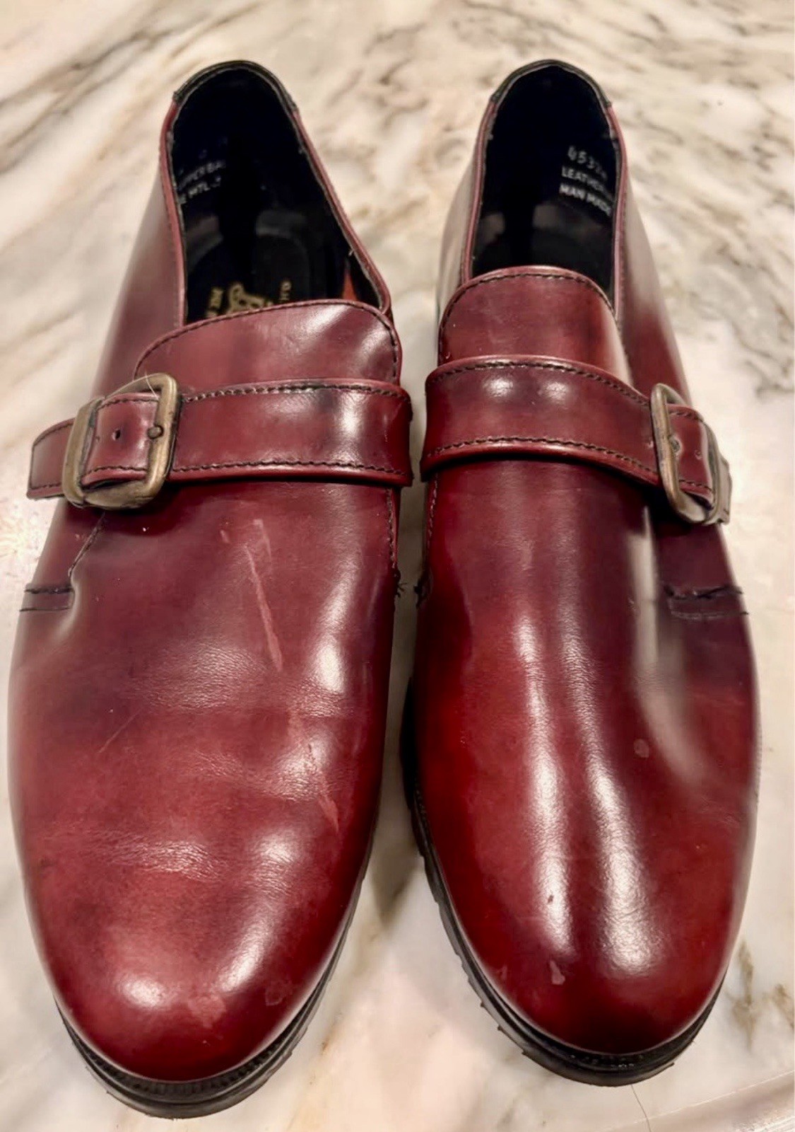 G.H. Bass & Co. Monk Strap Loafers Size 7