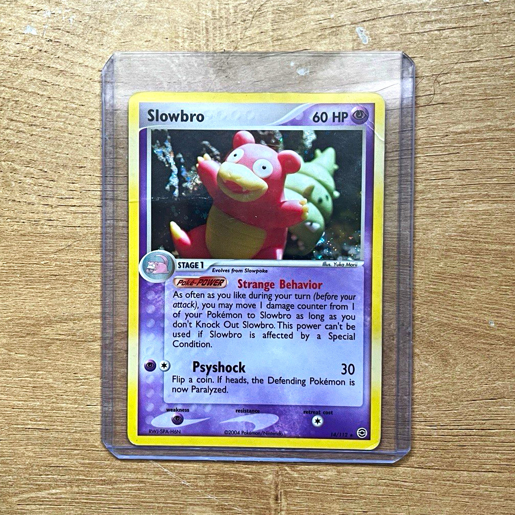 Pokemon Slowbro 14/112 EX FireRed & LeafGreen Holo Rare English 2004 TCG