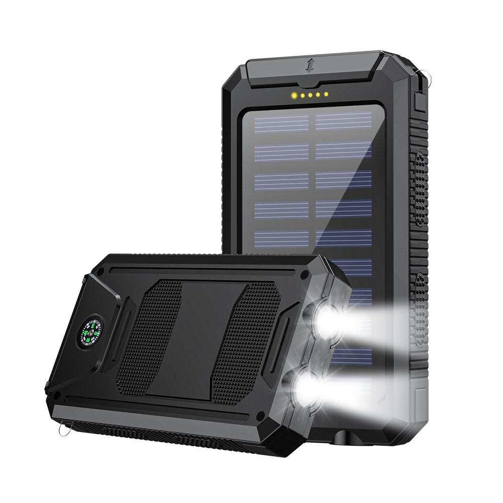 Super 50000mAh USB Portable Charger Solar Power Bank For Cell Phone 2026
