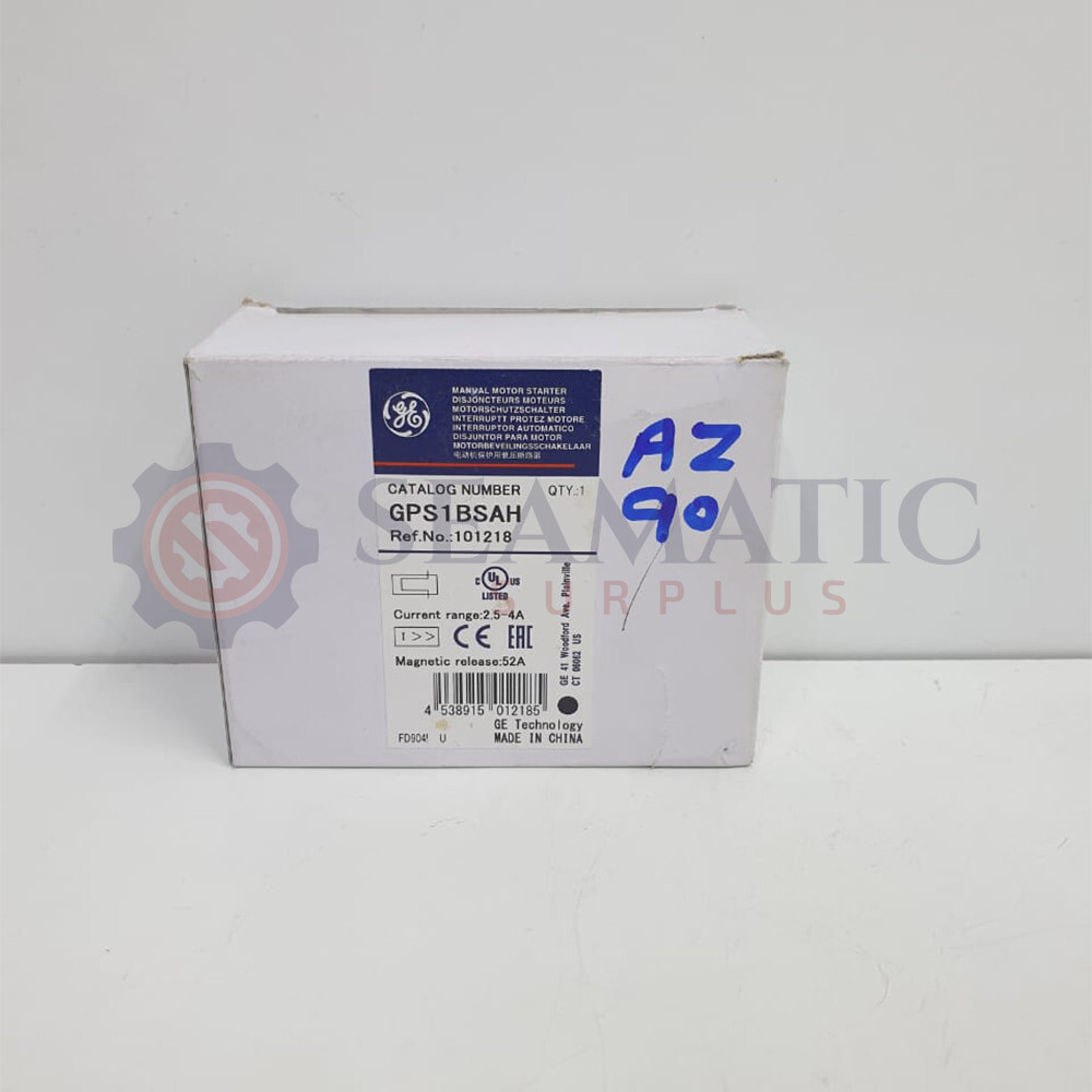 LOT OF 2 NOS X GE GPS1BSAH / 101218 Manual Motor Protectors, GPS Series , AZ#90+ LOT OF 2 NOS X GE GPS1BSAH / 101218 Manual Motor Protectors, GPS Series , AZ#90+