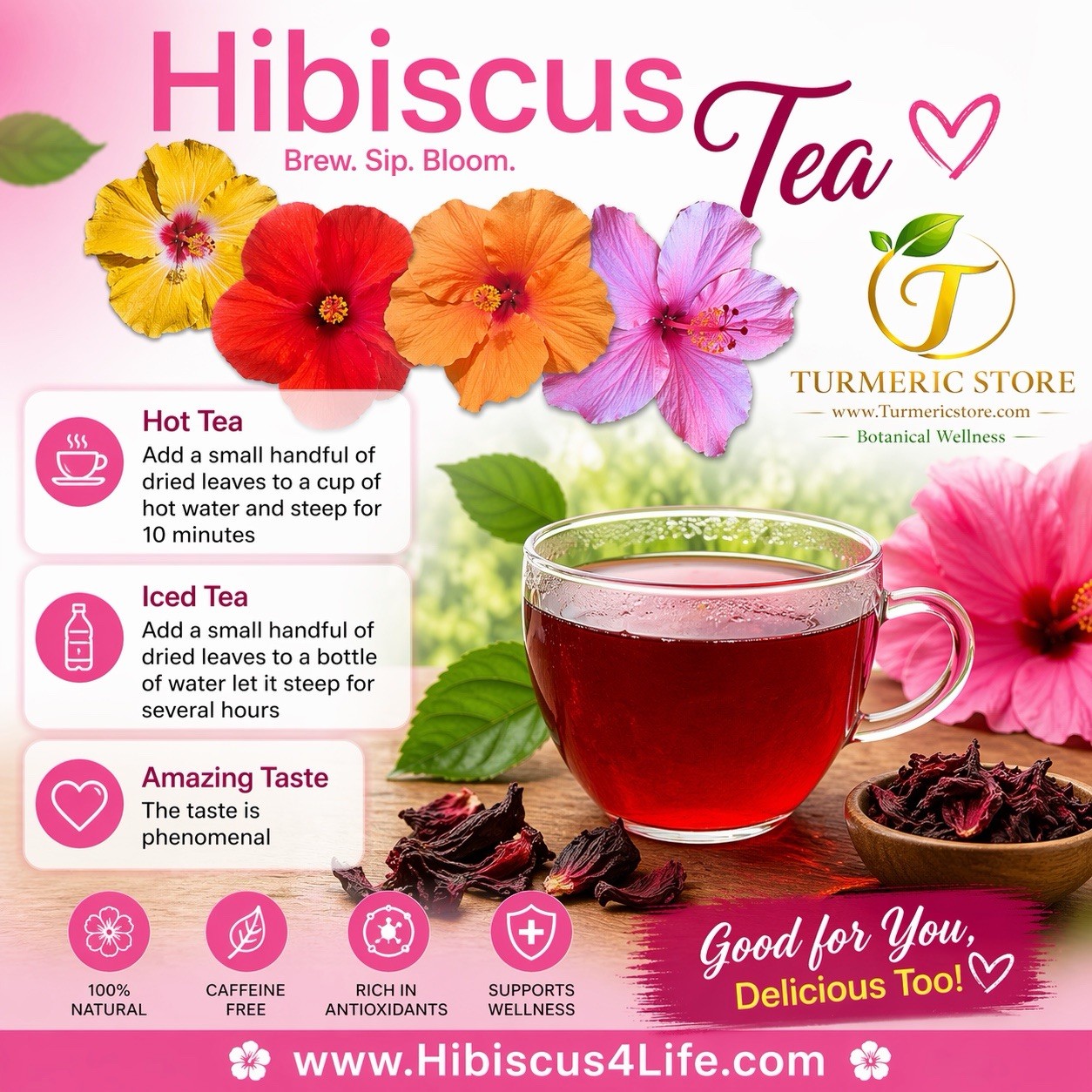 Hibiscus 🌺 tea Flowers