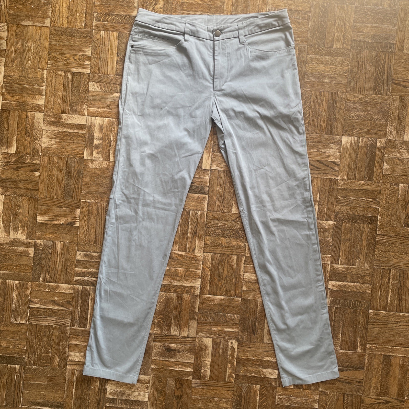 Lululemon Easy Five Pant Classic 31 Unisex Steel blue Warpstreme 5-Pocket ABC