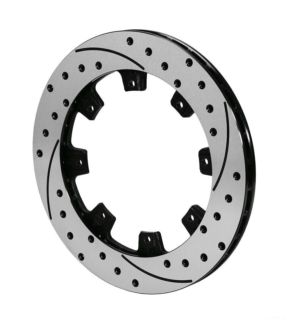 Wilwood 160‑7104‑BK SRP Drilled/Slotted 12.19″ Brake Rotor Universal LH