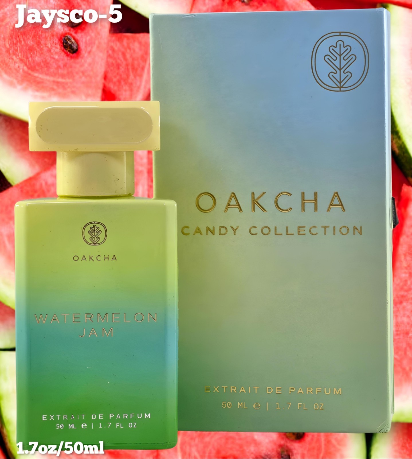 Oakcha Watermelon Jam Candy Collection Extrait de Parfum Perfume 1.7oz/50ml NEW Oakcha Watermelon Jam Candy Collection Extrait de Parfum Perfume 1.7oz/50ml NEW