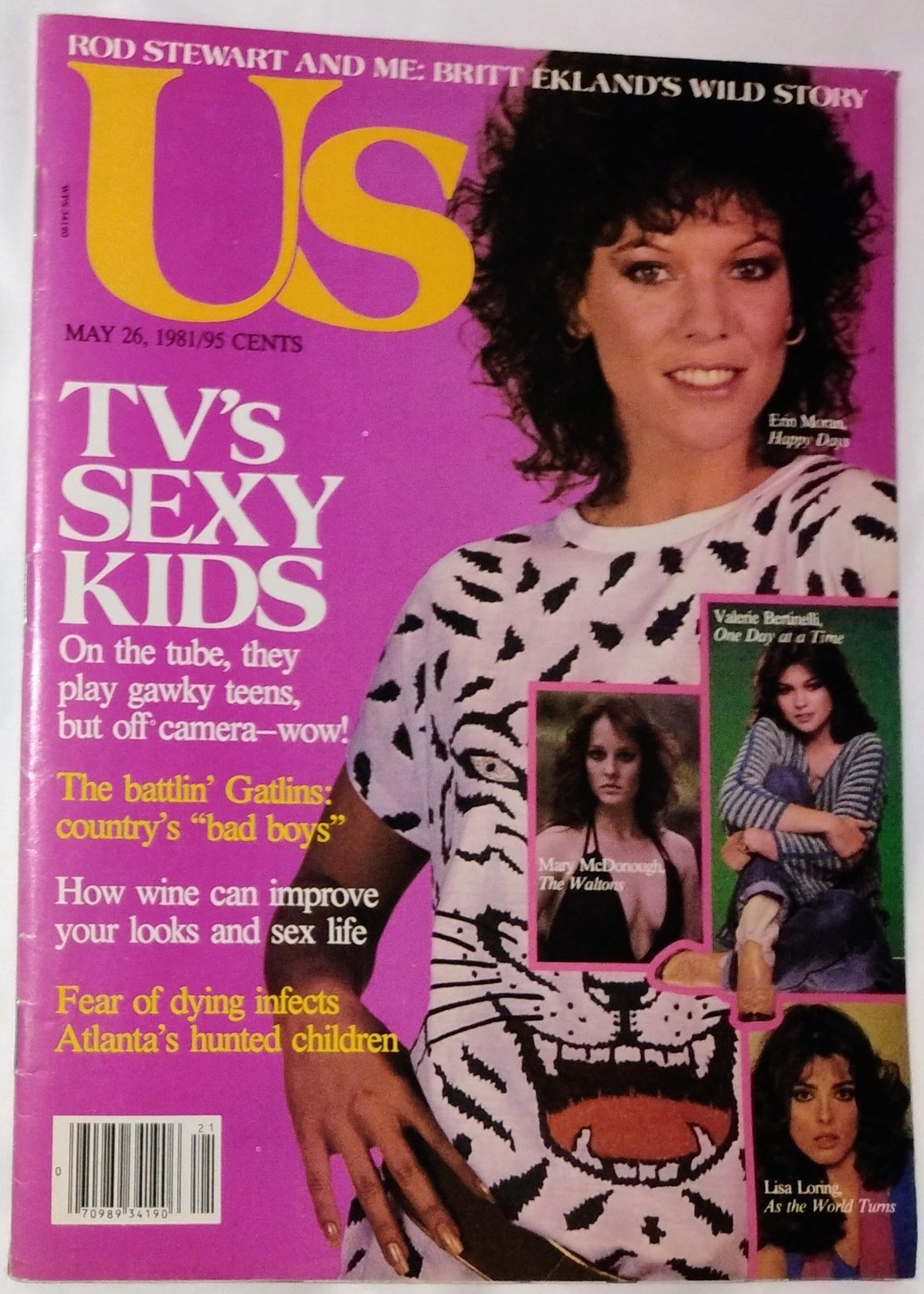 US MAGAZINE~MAY 1981~SEXY KIDS~BERTINELLI~E PLUMB~RICK NELSON~ELVIS~ROD STEWART