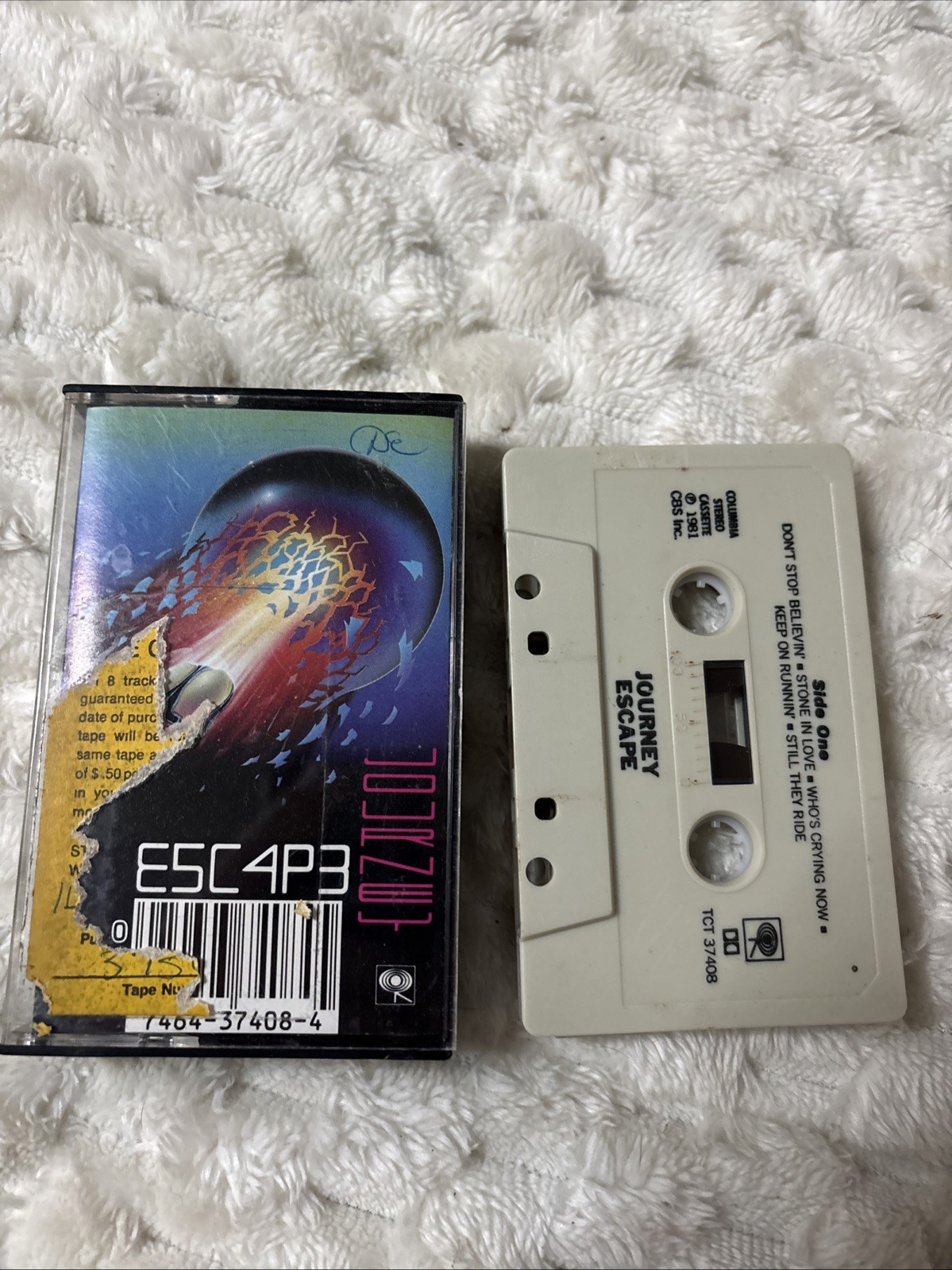 Journey Escape Cassette Tape Columbia Remaster Dont Stop Believin Journey Escape Cassette Tape Columbia Remaster Dont Stop Believin