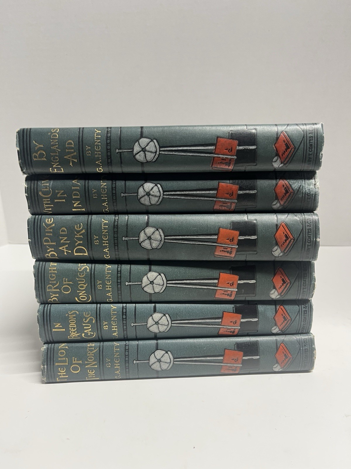Vintage G.A. Henry Book Lot Of 6 Books Vintage G.A. Henry Book Lot Of 6 Books