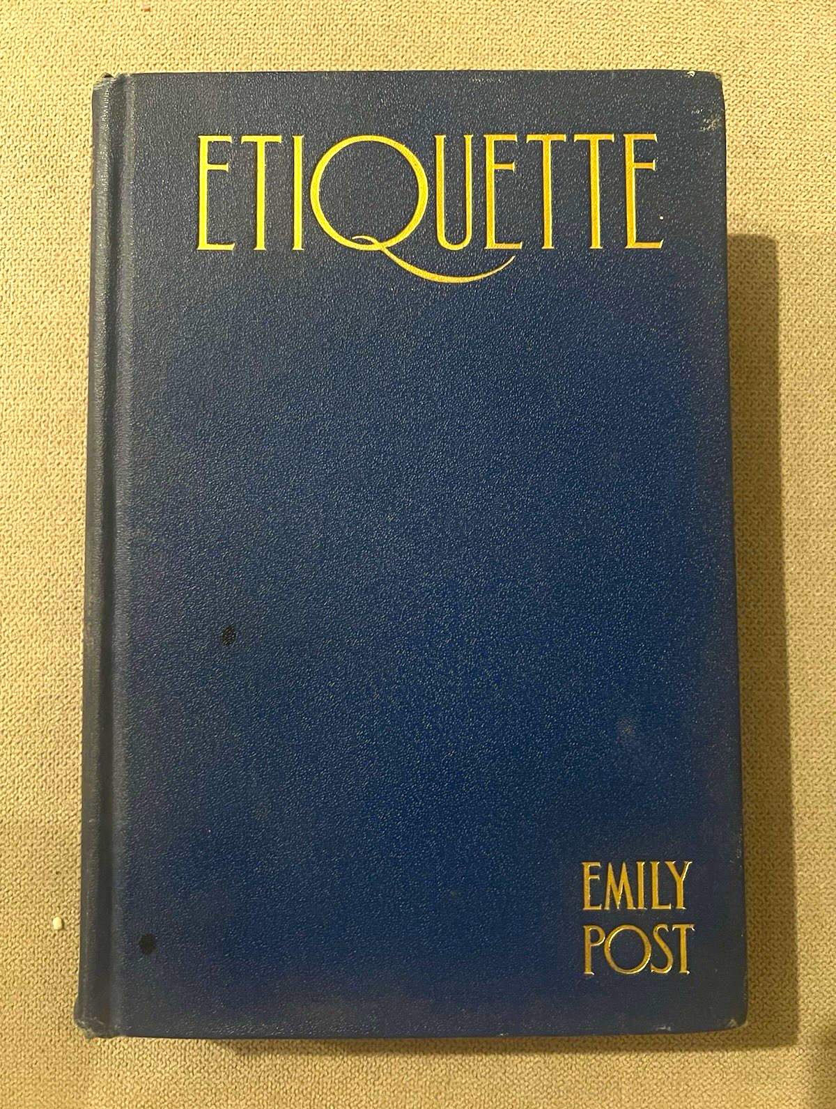 Emily Post Etiquette Eleventh Edition Hardcover Funk & Wagnalls 1922 Illus