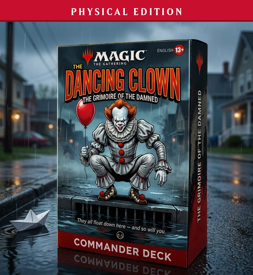 Pennywise, PRINTED 100 Card Commander Deck, MTG EDH Pennywise, PRINTED 100 Card Commander Deck, MTG EDH