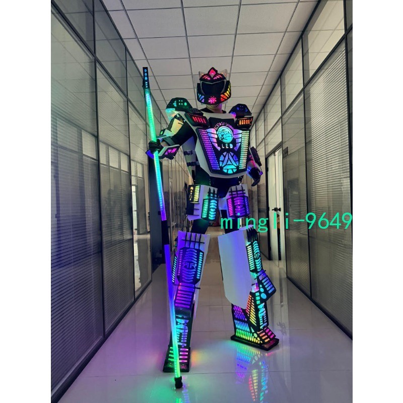 2026 Newest Wearable Robot Armor LED Mech Suit Party Stage Performance Halloween 2026 Newest Wearable Robot Armor LED Mech Suit Party Stage Performance Halloween